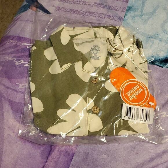 NWT WONDER NATION TODDLER BOYS HAWAIIAN PRINT SHIRT - Picture 4 of 4
